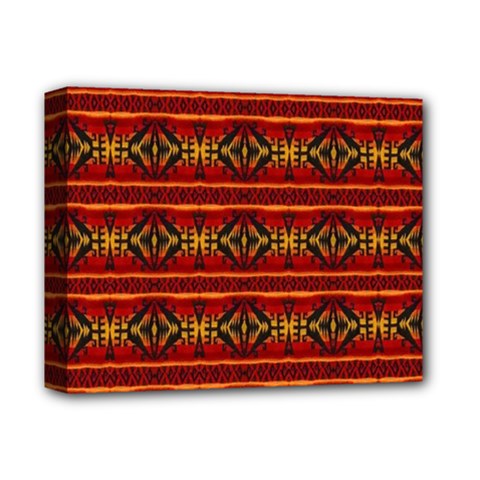 Navajo 0 Deluxe Canvas 14  X 11  (stretched) by ArtworkByPatrick