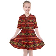 Navajo 0 Kids  All Frills Chiffon Dress by ArtworkByPatrick