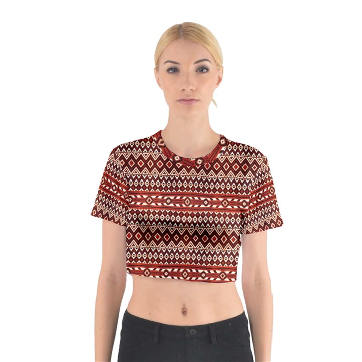 Navajo 2 Cotton Crop Top