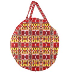 Rby 6 9 Giant Round Zipper Tote by ArtworkByPatrick