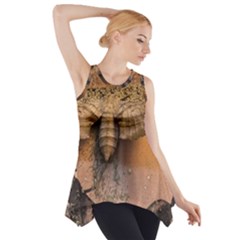 Night Moth Side Drop Tank Tunic by Riverwoman