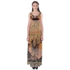 Night Moth Empire Waist Maxi Dress by Riverwoman