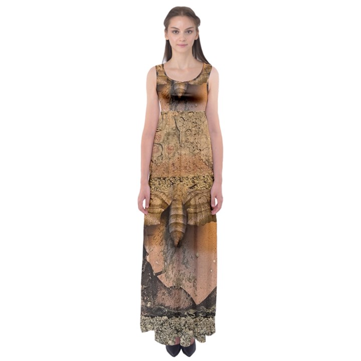 Night moth Empire Waist Maxi Dress