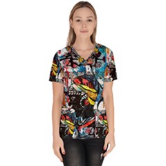 Image 01 Women s V-neck Scrub Top