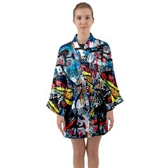 Image 01 Long Sleeve Kimono Robe