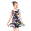 Image 01 Kids  Skater Dress Swimsuit View1