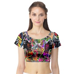 Image 2 Short Sleeve Crop Top by TajahOlsonDesigns