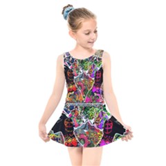 Image 2 Kids  Skater Dress Swimsuit