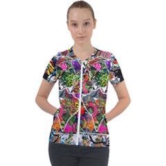 Image 2 Short Sleeve Zip Up Jacket