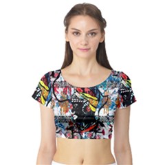 Image 1 Short Sleeve Crop Top