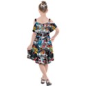 Image 1 Kids  Cut Out Shoulders Chiffon Dress View2