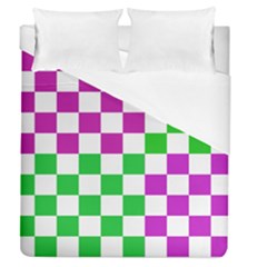 Checkerboard Again 1 Duvet Cover (queen Size) by impacteesstreetwearseven