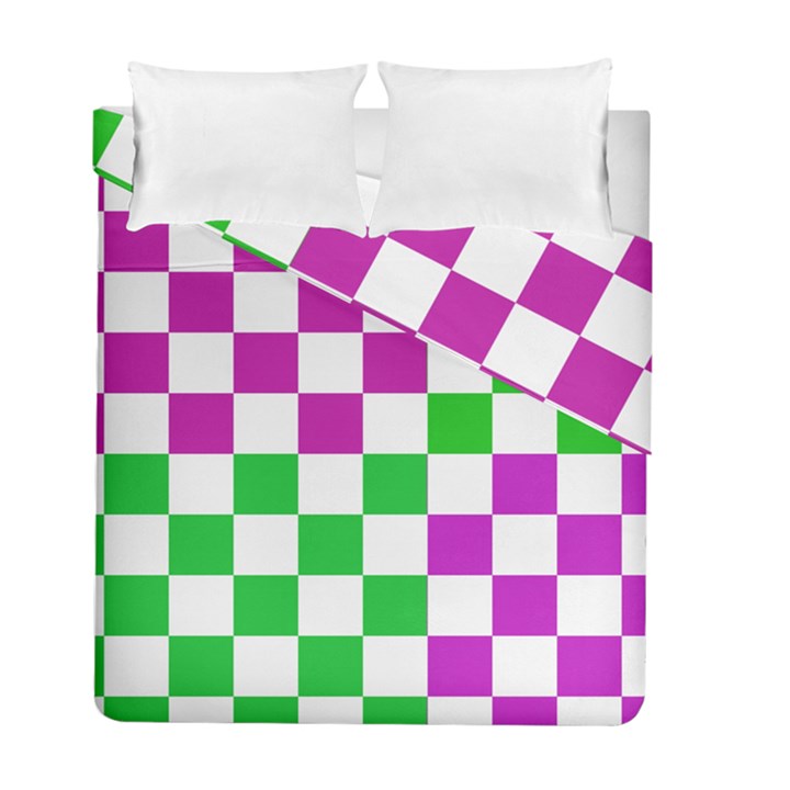 Checkerboard Again 1 Duvet Cover Double Side (Full/ Double Size)