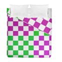 Checkerboard Again 1 Duvet Cover Double Side (Full/ Double Size) View2