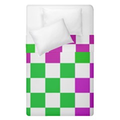 Checkerboard Again 1 Duvet Cover Double Side (single Size) by impacteesstreetwearseven