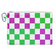 Checkerboard Again 1 Canvas Cosmetic Bag (xl) by impacteesstreetwearseven