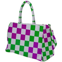 Checkerboard Again 1 Duffel Travel Bag by impacteesstreetwearseven