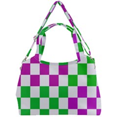 Checkerboard Again 1 Double Compartment Shoulder Bag by impacteesstreetwearseven