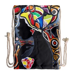 Design 3 Drawstring Bag (large) by TajahOlsonDesigns