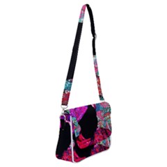 Pattern 4 Shoulder Bag With Back Zipper