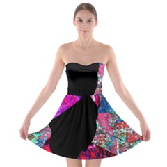 Pattern 4 Strapless Bra Top Dress by TajahOlsonDesigns