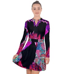 Pattern 4 Long Sleeve Panel Dress by TajahOlsonDesigns