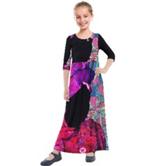 Pattern 4 Kids  Quarter Sleeve Maxi Dress by TajahOlsonDesigns