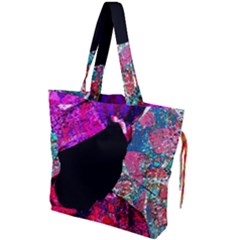 Pattern 4 Drawstring Tote Bag by TajahOlsonDesigns