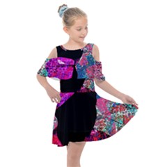 Pattern 4 Kids  Shoulder Cutout Chiffon Dress by TajahOlsonDesigns