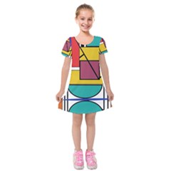 Design 10 Kids  Short Sleeve Velvet Dress by TajahOlsonDesigns