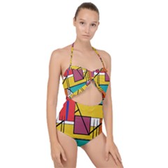 Design 10 Scallop Top Cut Out Swimsuit by TajahOlsonDesigns