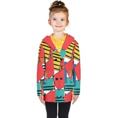 Design 9 Kids  Double Breasted Button Coat by TajahOlsonDesigns