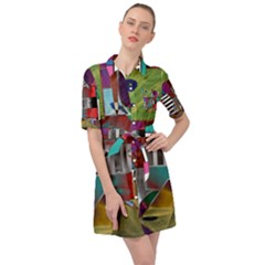 Image 8 Belted Shirt Dress