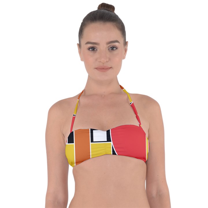 Tajah Olson Designs Halter Bandeau Bikini Top