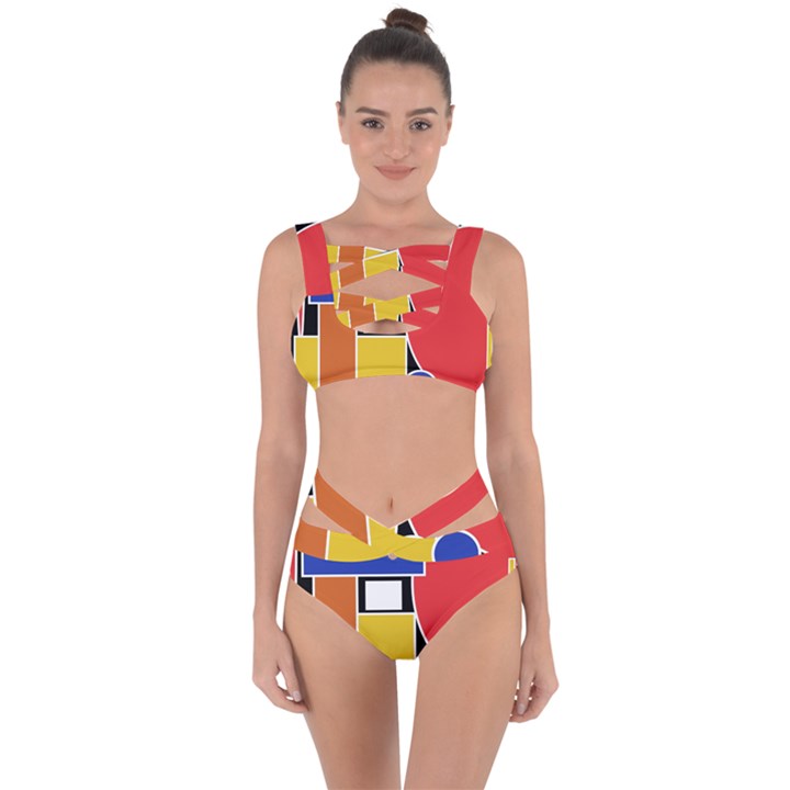 Tajah Olson Designs Bandaged Up Bikini Set 