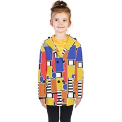 Tajah Olson Designs Kids  Double Breasted Button Coat by TajahOlsonDesigns