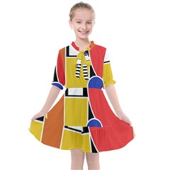 Tajah Olson Designs Kids  All Frills Chiffon Dress by TajahOlsonDesigns