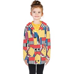 Tajah Olson Designs  Kids  Double Breasted Button Coat by TajahOlsonDesigns