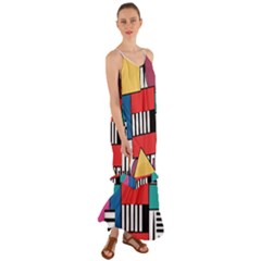 Tajah Olson Designs  Cami Maxi Ruffle Chiffon Dress