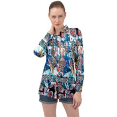 Tajah Olson Designs  Long Sleeve Satin Shirt