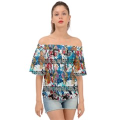 Tajah Olson Designs  Off Shoulder Short Sleeve Top by TajahOlsonDesigns