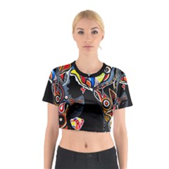 Tajah Olson Designs  Cotton Crop Top by TajahOlsonDesigns