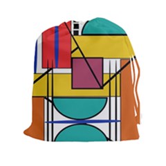 Design 10 Drawstring Pouch (xxl) by TajahOlsonDesigns