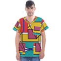 Design 10 Men s V-Neck Scrub Top View1