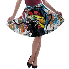 Tajah Olson Designs  A-line Skater Skirt by TajahOlsonDesigns