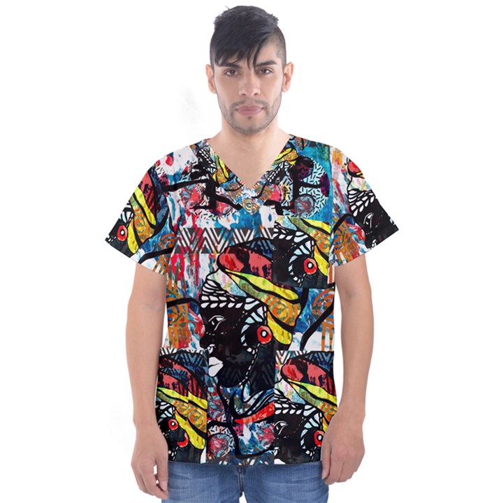 Tajah Olson Designs. Men s V-Neck Scrub Top