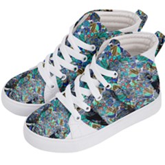 Design 12 Kids  Hi-top Skate Sneakers by TajahOlsonDesigns