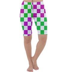 Checkerboard Again 1 Cropped Leggings  by impacteesstreetwearseven