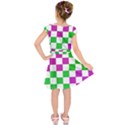 Checkerboard Again 1 Kids  Short Sleeve Dress View2