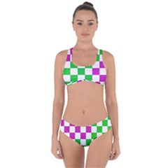 Checkerboard Again 1 Criss Cross Bikini Set by impacteesstreetwearseven